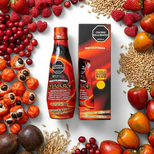 Edervit Kamastrong Energía Nutricional | Vitalidad y Rendimiento – 500ml Frutos Rojos