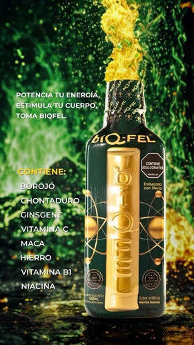 Biq-fel Bebida Para Mejorar Tu Rendimiento Del Diario Vivir