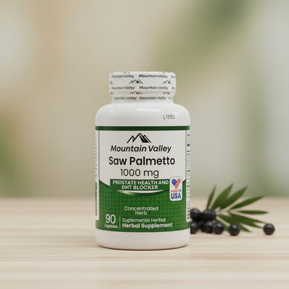 Saw Palmetto Mountain Valley | Salud de la Próstata y Vías Urinarias – 90 Cápsulas