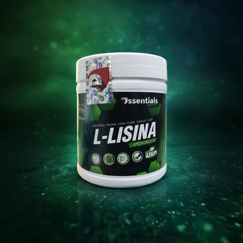 L-Lisina Essentials USP 250g | Aminoácido para Cabello, Piel y Sistema Inmune