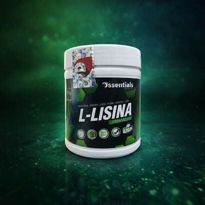 L-Lisina Essentials USP 250g | Aminoácido para Cabello, Piel y Sistema Inmune
