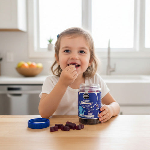 Multivitamínico Niños con Zinc y Omega 3 DHA/EPA Gumup | Crecimiento y Defensas – 60 Gomas