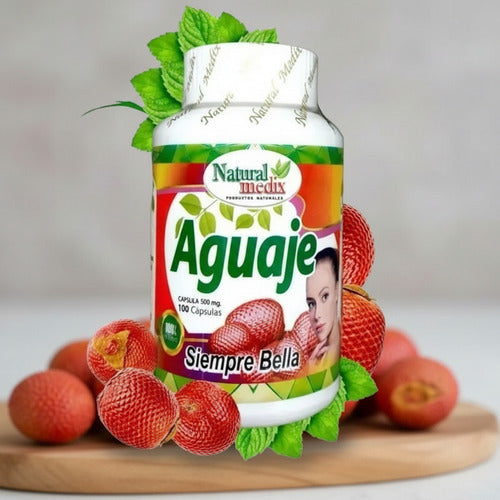 Suplemento Natural Medix Aguaje 100 En Tabletas Sin Sabor