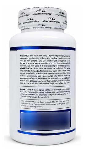 Citrato De Magnesio 500mg Con Vitamina D Mountain Valley 60