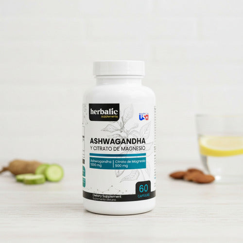 Ashwgandha Y Citrato De Magnesio X60 Cap Herbalic