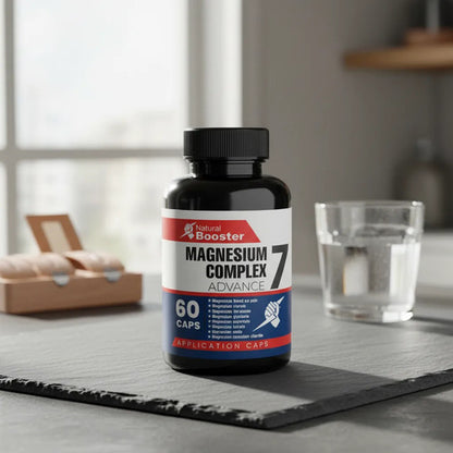 Magnesio Complejo 7 Advance Natural Booster | Energía y Relajación – 60 Cápsulas