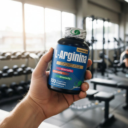 L-Arginina Greensoft Premium Line | Circulación, Vitalidad y Rendimiento – 100 Cápsulas