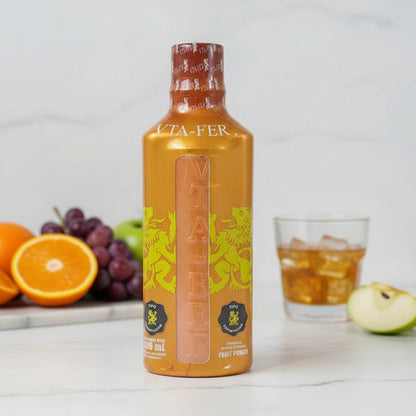 Vta-fer Jarabe Frutos Rojos 500ml | Multivitamínico Líquido Energía y Vitalidad