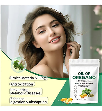 Aceite De Orégano Micro Ingredients Cápsulas Veganas 6000 Mg 90 Uds Sin Sabor