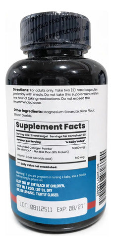 Colágeno Hidrolizado Con Vitamina C Natural Booster 5000mg 1