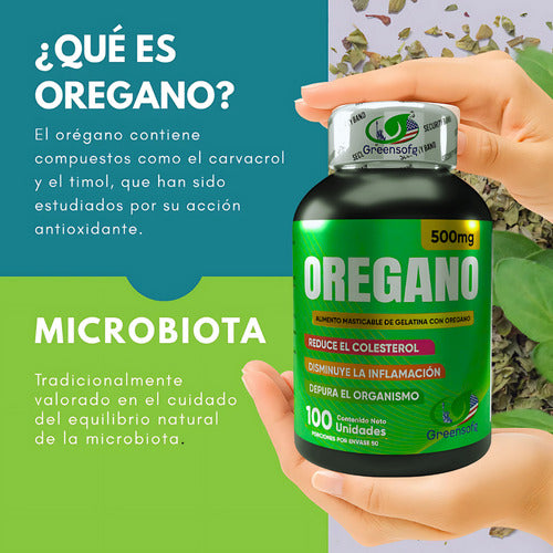 Aceite De Oregano Capsulas Americano Invima Natural Sin Sabor Greensofg