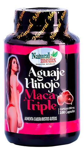 Aguaje, hinojo y maca Natural Medix x100 cápsulas