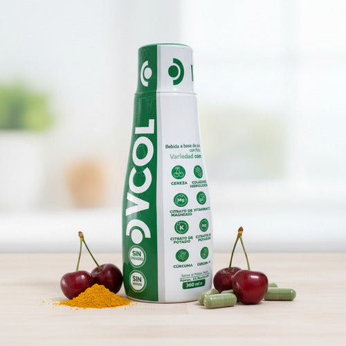 Vcol Colágeno Hidrolizado Líquido | Magnesio, Potasio y Cúrcuma – Piel y Articulaciones