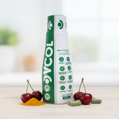 Vcol Colágeno Hidrolizado Líquido | Magnesio, Potasio y Cúrcuma – Piel y Articulaciones