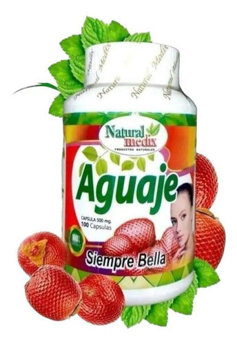 Suplemento Natural Medix Aguaje 100 En Tabletas Sin Sabor