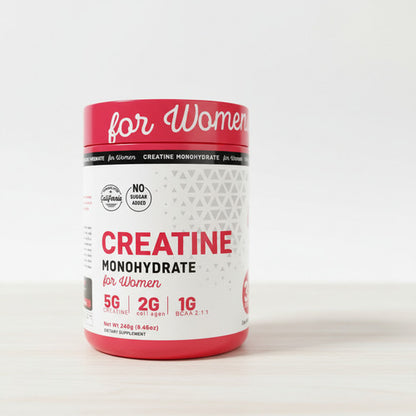 Creatina para Mujer con Colágeno + BCAAs | Tono Muscular, Piel y Rendimiento