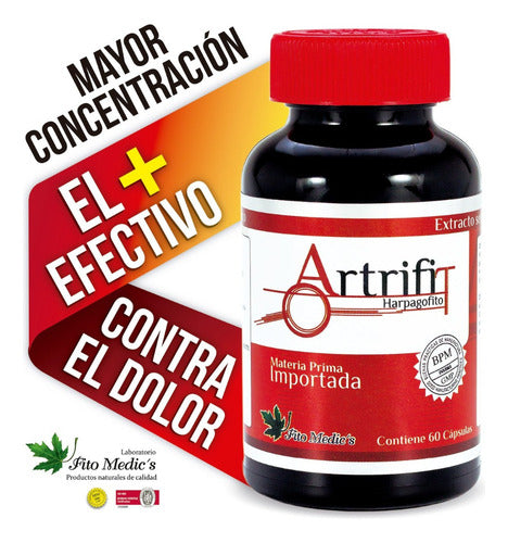 Harpagofito Artrifit Fito Medics | Articulaciones, Dolor y Movilidad – 60 Cápsulas