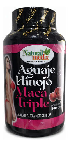 Pack x2 Aguaje + Hinojo + Maca Triple Medix | Curvas, Hormonas y Bienestar – 100 Cáp