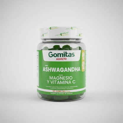 Gomitas Ashwagandha Magnesio Y Vitamina C Para Adultos 60 Un