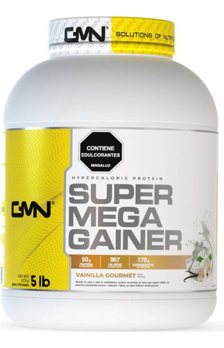 Super Mega Gainer GMN 5 Lbs Vainilla | Masa Muscular y Ganancia de Peso