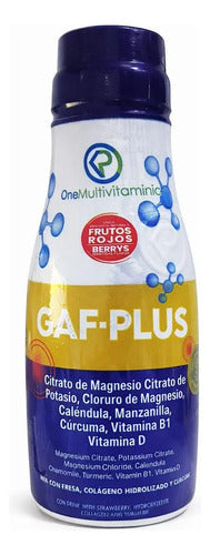GAF-PLUS Multivitamínico Líquido | Energía, Calambres y Recuperación – 300ml