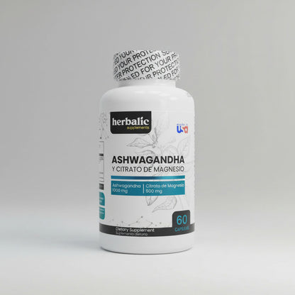 Ashwgandha Y Citrato De Magnesio X60 Cap Herbalic