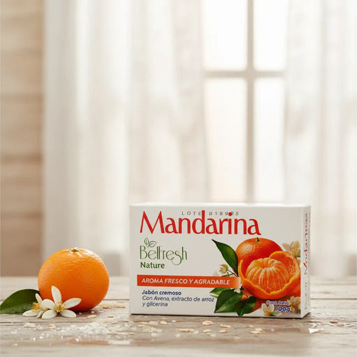 Jabón En Barra Belfresh Nature Mandarina 100g
