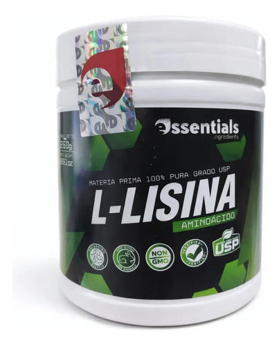 L-Lisina Essentials USP 250g | Aminoácido para Cabello, Piel y Sistema Inmune