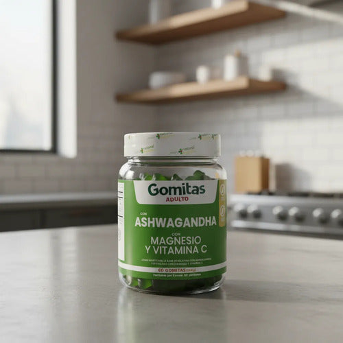 Gomitas Ashwagandha Magnesio Y Vitamina C Para Adultos 60 Un