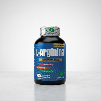 L-Arginina Greensoft Premium Line | Circulación, Vitalidad y Rendimiento – 100 Cápsulas