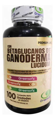 Betaglucanos + Ganoderma Lucidum Greensoft | Inmunidad y Antioxidante – 100 Unidades