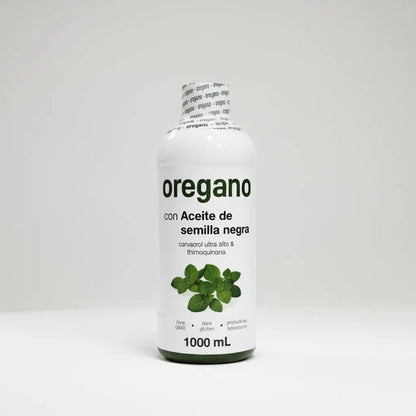 Aceite De Orégano Con Semilla Negra 1000 Ml Carvacrol Ultra
