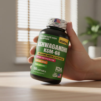 Pack x2 Ashwagandha KSM-66 Americana + Obsequio | Estrés, Ansiedad y Rendimiento