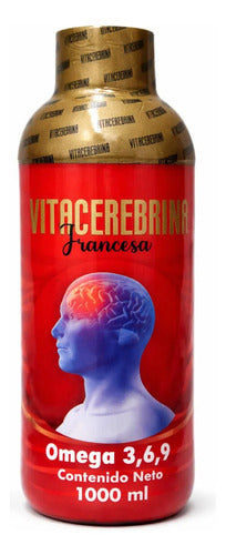 Vitacerebrina Francesa Omega 3,6,9 | Cerebro, Memoria y Vitalidad – 1000ml