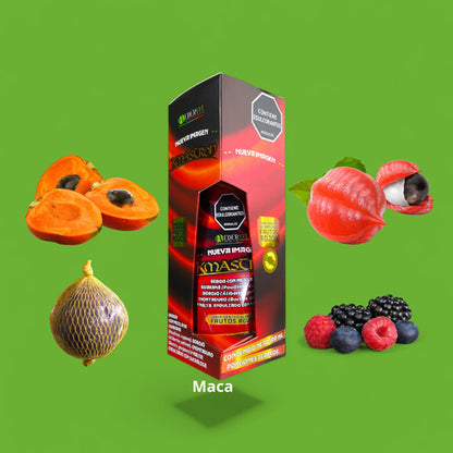 Edervit Kamastrong Energía Nutricional | Vitalidad y Rendimiento – 500ml Frutos Rojos