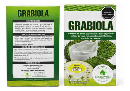 Guanábana Graviola en Polvo 500g La Cas | Antioxidante y Defensas Naturales