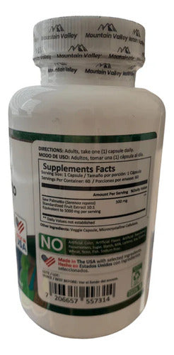 Saw Palmetto Mountain Valley | Salud de la Próstata y Vías Urinarias – 90 Cápsulas