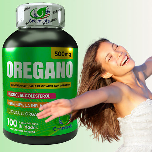 Aceite De Oregano Capsulas Americano Invima Natural Sin Sabor Greensofg