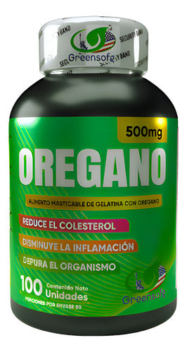 Aceite De Oregano Capsulas Americano Invima Natural Sin Sabor Greensofg