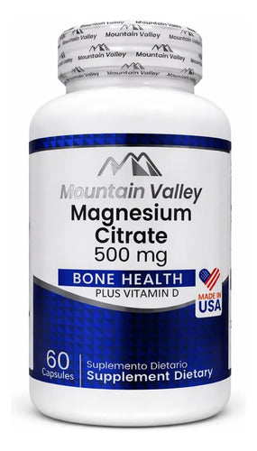 Citrato de Magnesio con Vitamina D Mountain Valley