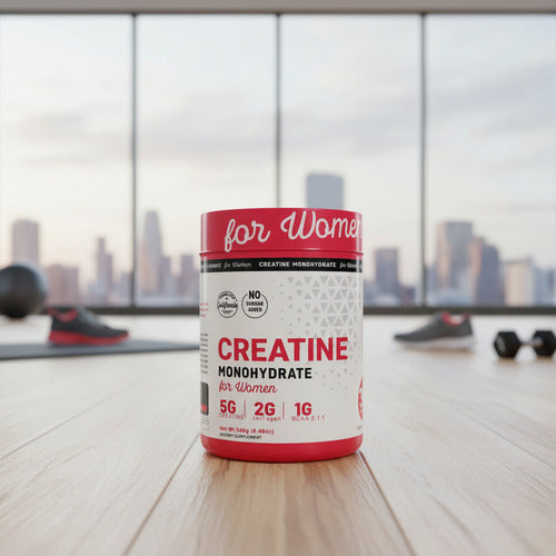 Creatina para Mujer con Colágeno + BCAAs | Tono Muscular, Piel y Rendimiento