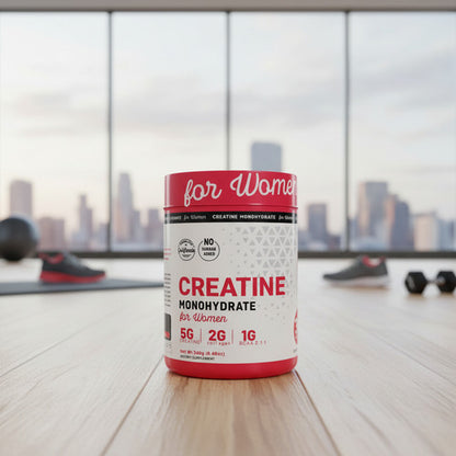 Creatina para Mujer con Colágeno + BCAAs | Tono Muscular, Piel y Rendimiento