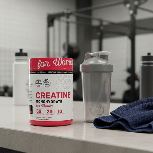 Creatina para Mujer con Colágeno + BCAAs | Tono Muscular, Piel y Rendimiento