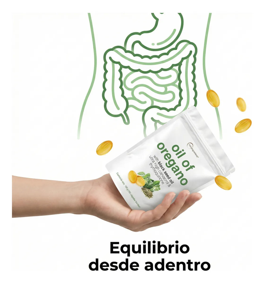 Pack x6 Aceite de Orégano 6000mg | Antibiótico Natural – 6 Meses de Protección