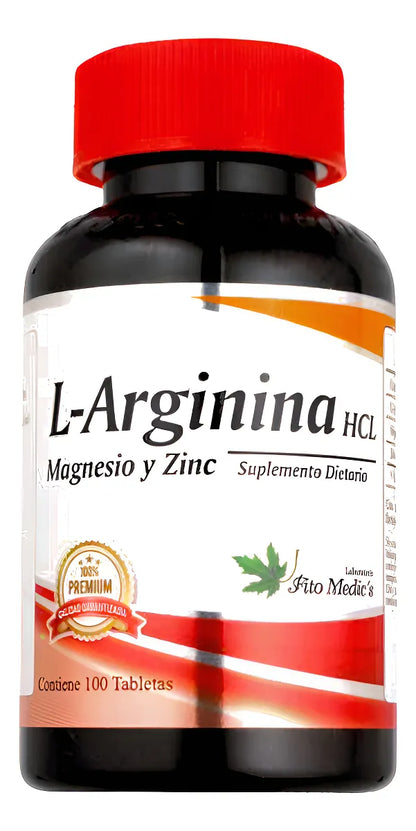 L-Arginina HCL Fito Medics | Circulación, Corazón y Rendimiento – 100 Cápsulas