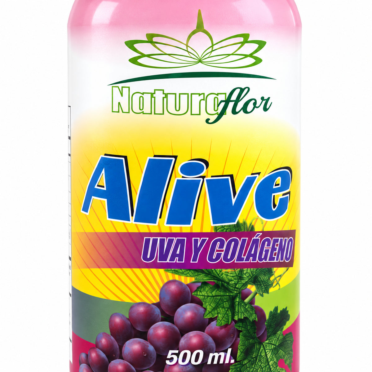 ALIVE JARABE 500 ML NATURA FLOR · Detalle de producto