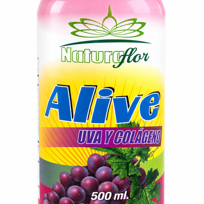 ALIVE JARABE 500 ML NATURA FLOR · Detalle de producto
