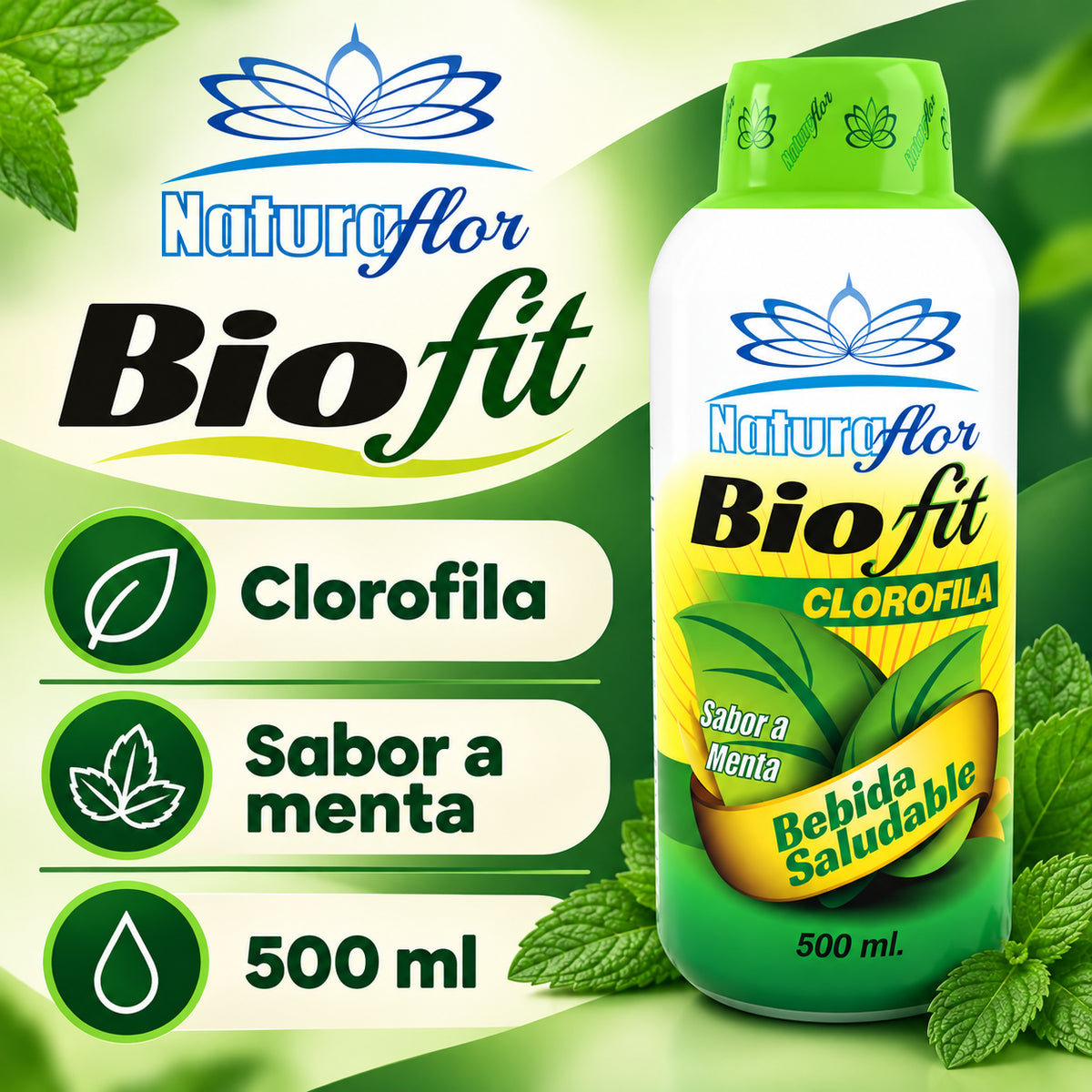 BIOFIT JARABE X500 ML NATURA FLOR · Información de producto