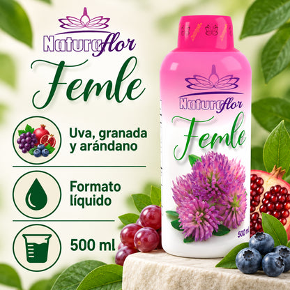 FEMLE JARABE 500ML NATURA FLOR · Información de producto