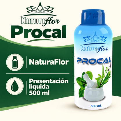 PROCAL JARABE 500ML NATURA FLOR · Información de producto